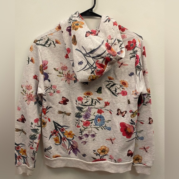 Floral print hoodie jacket - Picture 2 of 2